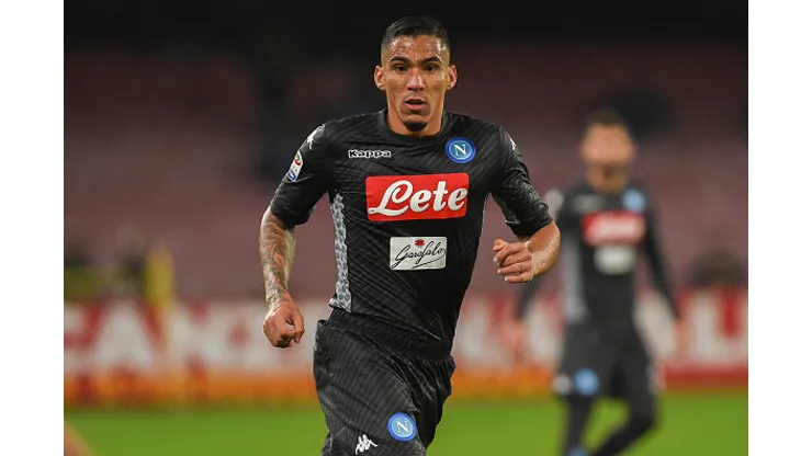 Allan atuando pelo Napoli-ITA - (Photo Franco Romano/Nurphoto)