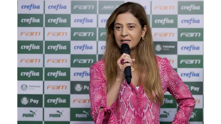 Leila toma decisão sobre reforços no Palmeiras. Foto: Ettore Chiereguini/AGIF