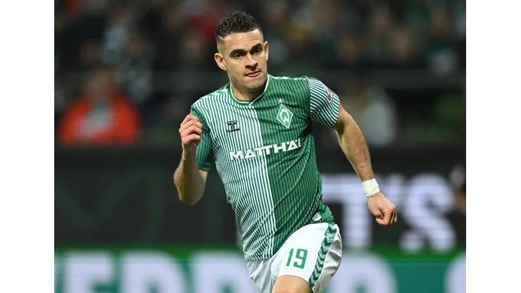 Rafael Borré em ação pelo Werder Bremen. Foto:Stuart Franklin/Getty Images