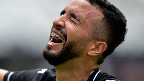 Caio Alexandre jogador do Botafogo comemora seu gol durante partida contra o Cabofriense no estádio Engenhão pelo campeonato Carioca 2020.