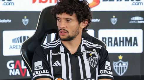Foto: Pedro Souza / Atlético – Scarpa revela preocupação em sua chegada ao Atlético.