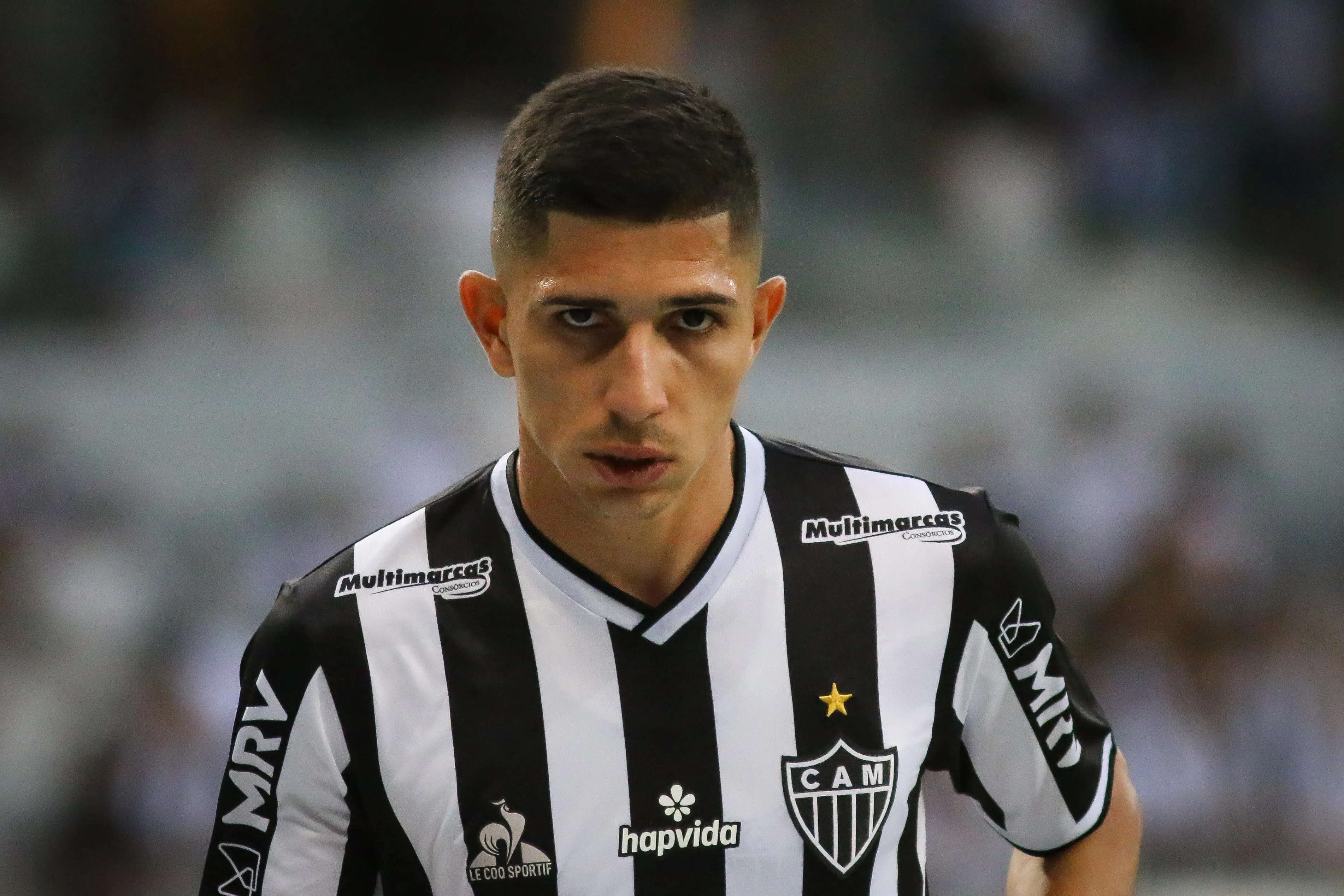 Savarino jogador do Atletico-MG durante partida contra o Caldense no estadio Mineirao pelo campeonato Mineiro 2022. Fernando Moreno/AGIF