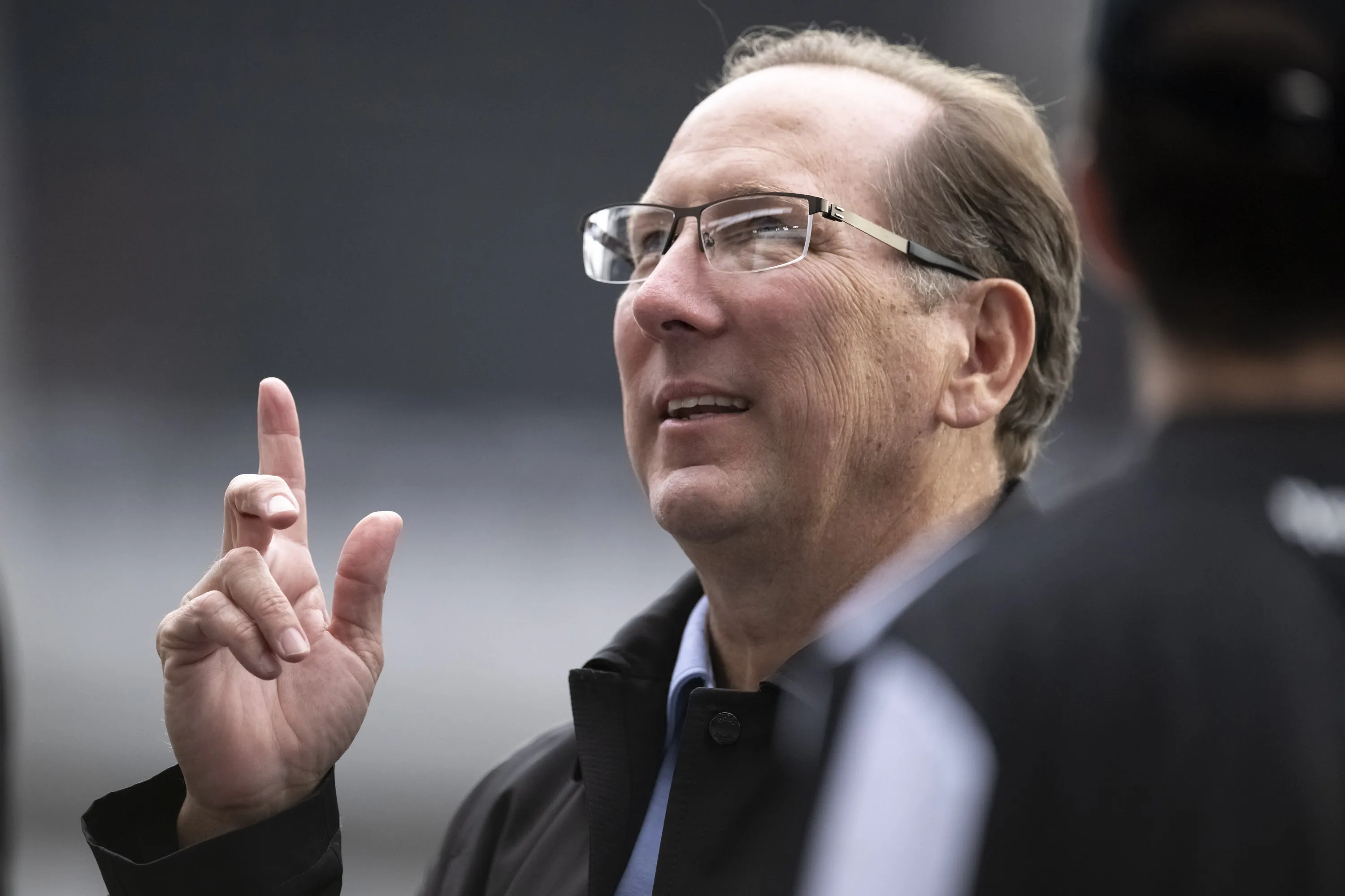 John Textor Dono dar SAF do Botafogo antes da partida contra o Bahia no estadio Engenhao pelo campeonato Brasileiro A 2023.  Jorge Rodrigues/AGIF