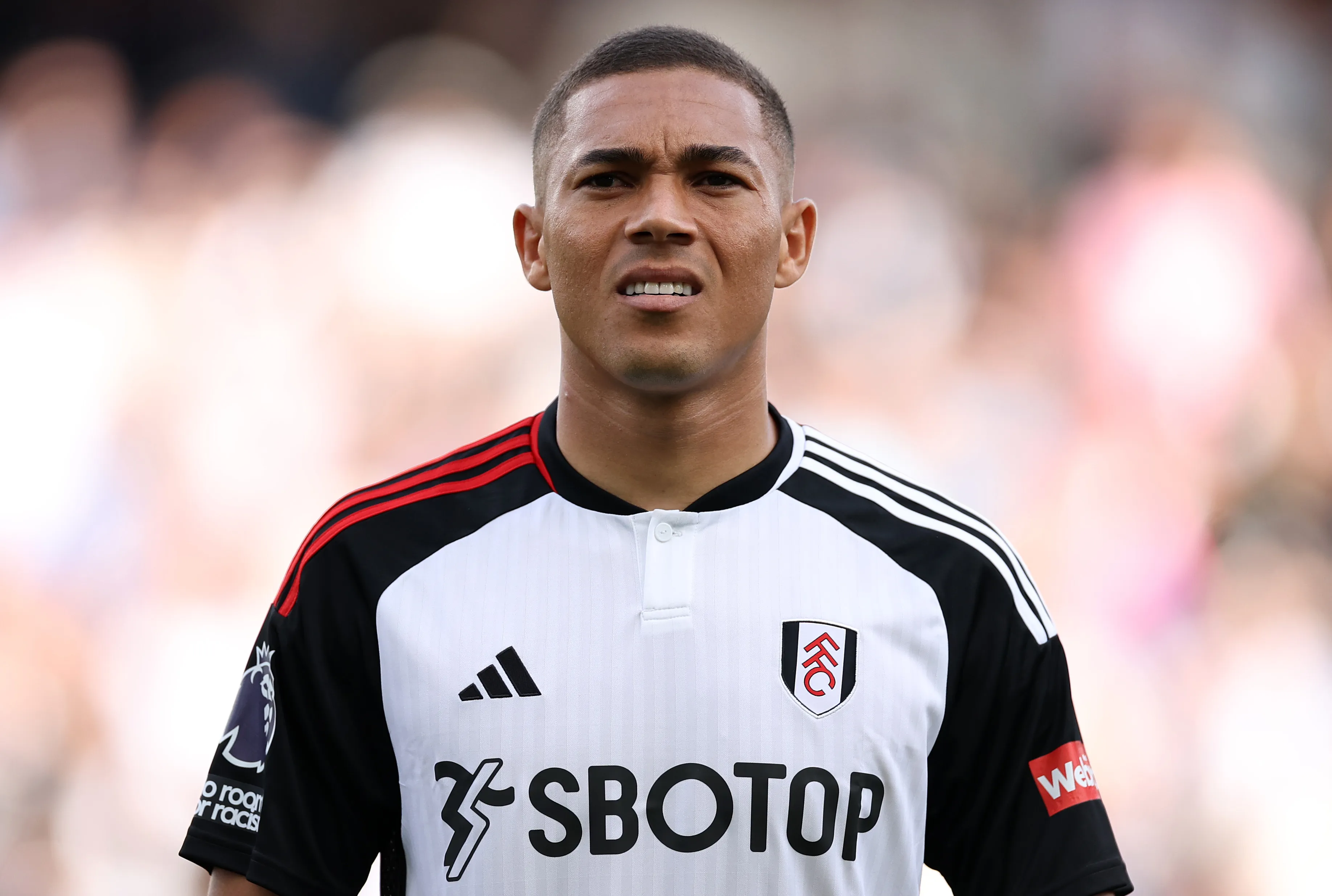 Carlos Vinicius em sua passaagem pelo Fulham. Foto: Ryan Pierse/Getty Images