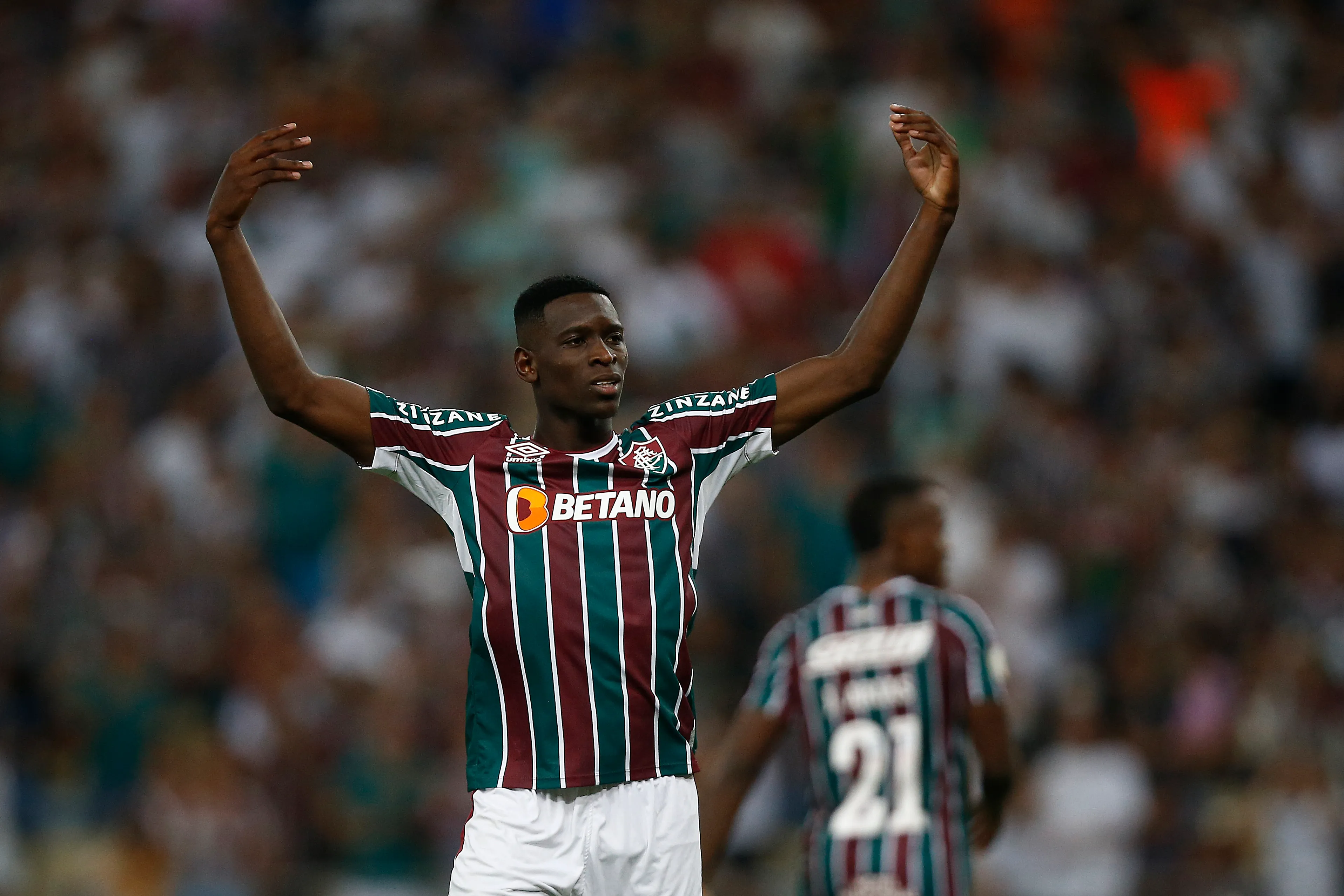 Luiz Henrique em sua passagem pelo Fluminense. Foto: Wagner Meier/Getty Images