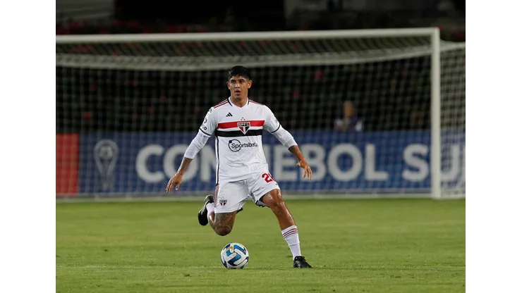 Independiente-ARG quer contratar Alan Franco em 2024. Foto: Rubens Chiri/saopaulofc.net