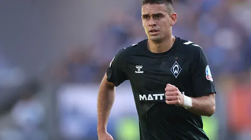 DARMSTADT, GERMANY – OCTOBER 01: Rafael Santos Borre of Werder Bremen reacts during the Bundesliga match between SV Darmstadt 98 and SV Werder Bremen at Merck-Stadion am Böllenfalltor on October 01, 2023 in Darmstadt, Germany. (Photo by Alex Grimm/Getty Images)