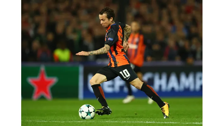 Bernard, em sua passagem pelo Shakhtar. Foto: Dean Mouhtaropoulos/Getty Images