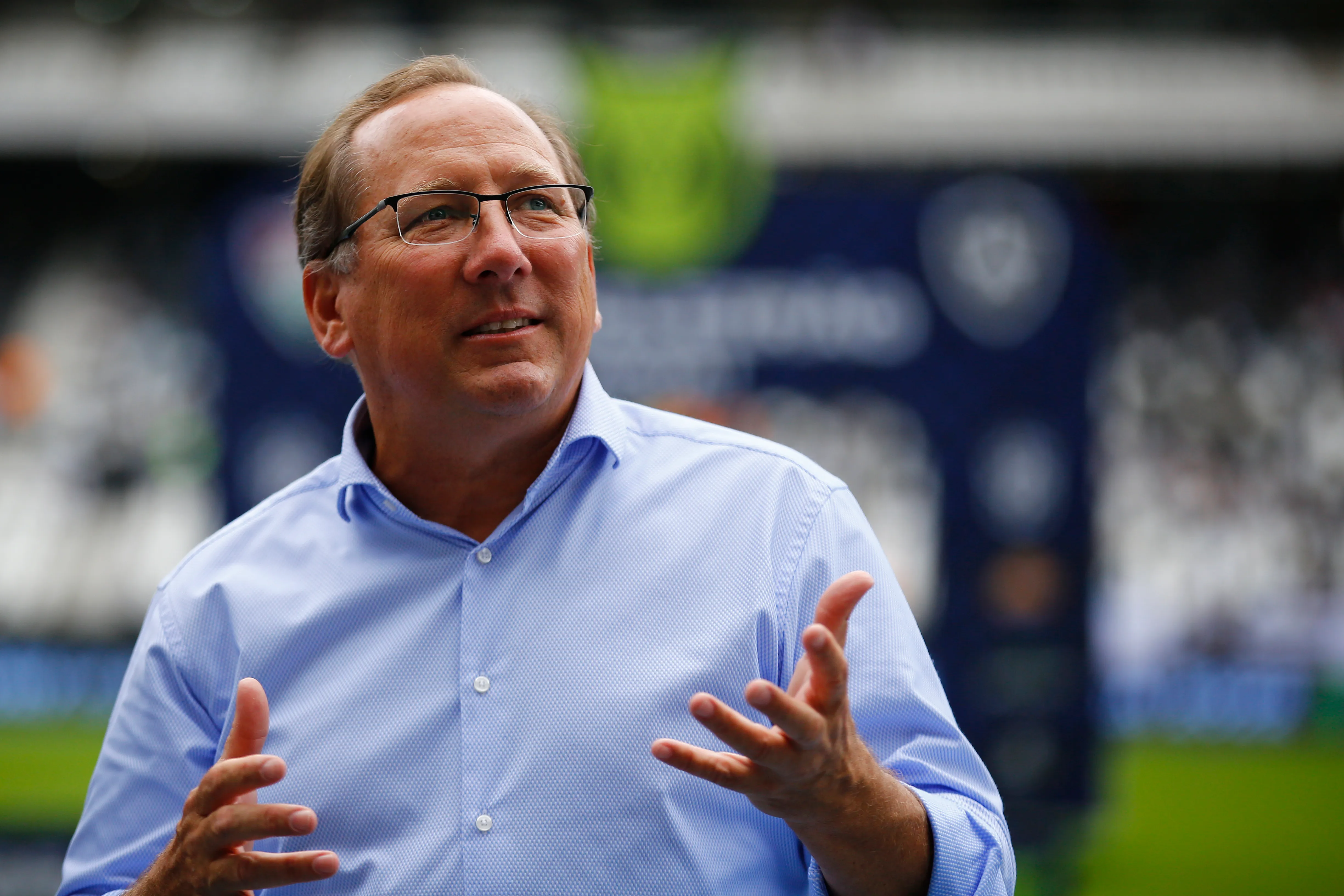 RIO DE JANEIRO, BRAZIL – JUNE 26: Botafogo president John Textor before the match between Botafogo and Fluminense as part of Brasileirao 2022 at Estadio Olimpico Nilton Santos on June 26, 2022 in Rio de Janeiro, Brazil. (Photo by Wagner Meier/Getty Images)