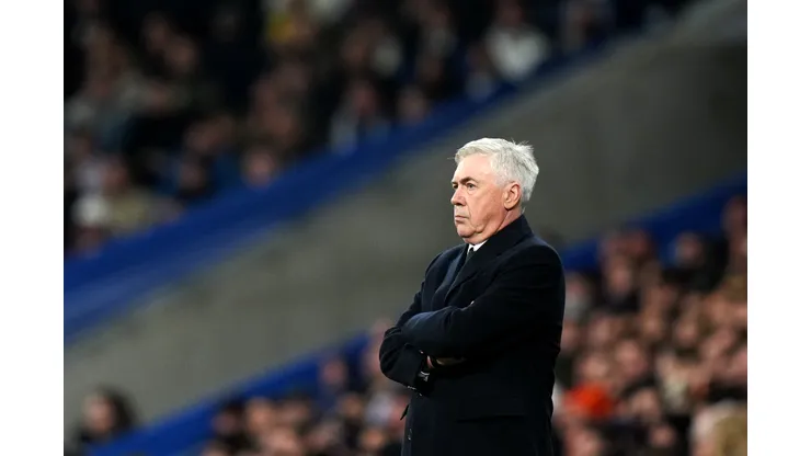 Carlo Ancelottu, técnico do Real Madrid. Foto: Angel Martinez/Getty Images