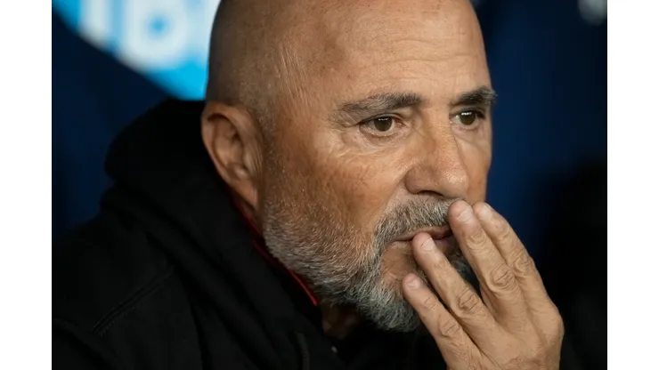 Jorge Sampaoli, em sua passagem pelo futebol brasileiro. Foto: Jorge Rodrigues/AGIF