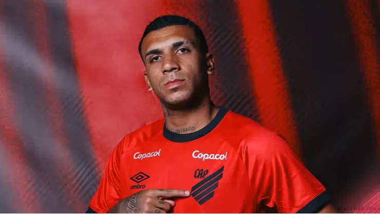 Petterson, atacante do Athletico. Foto: José Tramontin/athletico.com.br