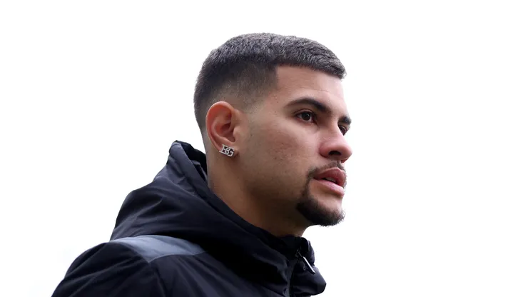 Bruno Guimarães, volante do Newcastle. Foto: George Wood/Getty Images