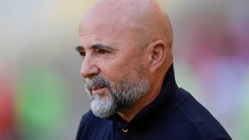 Jorge Sampaoli durante partida contra o Botafogo no estadio Maracana pelo campeonato BRASILEIRO A 2023. Foto: Thiago Ribeiro/AGIF