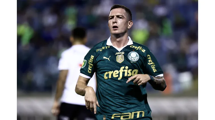 Anibal Moreno jogador do Palmeiras durante partida contra o Ituano no estadio Arena Barueri pelo campeonato Paulista 2024. Foto: Marcello Zambrana/AGIF