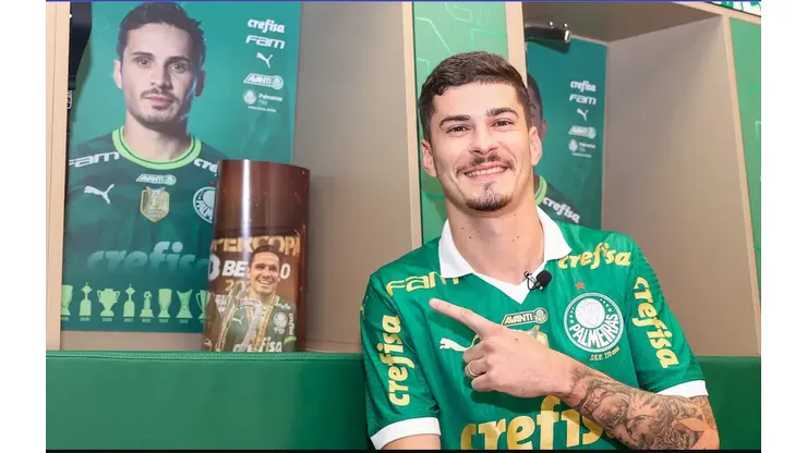 Rômulo, novo reforço do Palmeiras. Foto: Fabio Menotti/Palmeiras