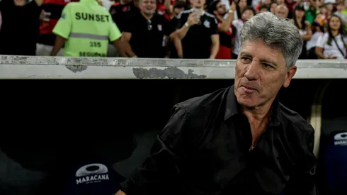 RJ – RIO DE JANEIRO – 11/06/2023 – BRASILEIRO A 2023, FLAMENGO X GREMIO – Renato Portaluppi tecnico do Gremio durante partida contra o Flamengo no estadio Maracana pelo campeonato BRASILEIRO A 2023. Foto: Thiago Ribeiro/AGIF