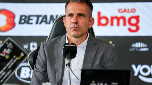 Apresentação de Victor Bagy como novo Diretor de Futebol. Foto: Pedro Souza / Atlético