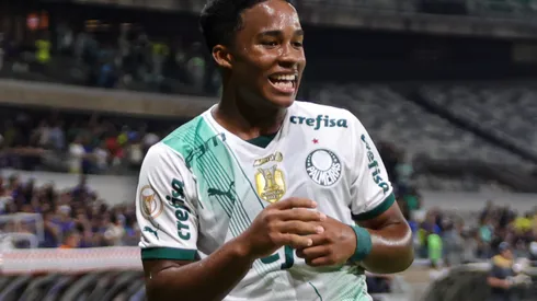 Endrick marcou no Derby contra o Corinthians – Foto: Gilson Lobo/AGIF