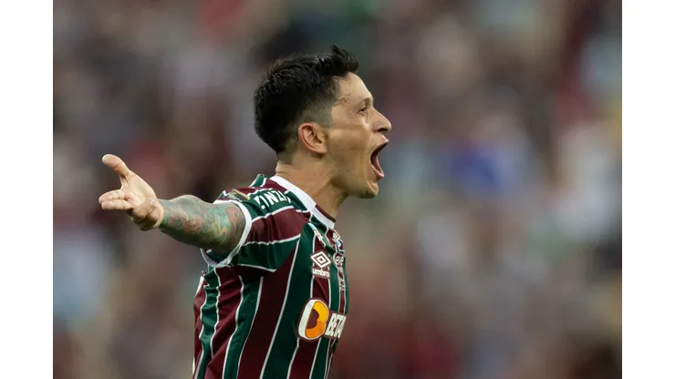 Germán Cano, atacante do Fluminense. Foto: Liamara Polli/AGIF