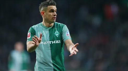 Rafael Borré, centroavante do Werder Bremen. Foto: Selim Sudheimer / Getty Images