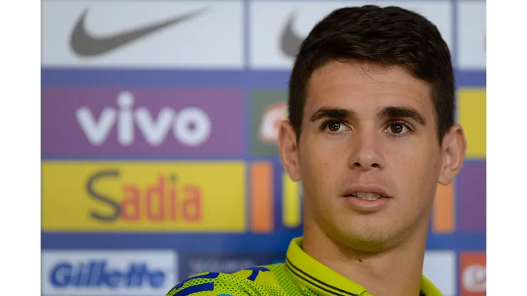 Oscar durante treino da Selecao Brasileira na Granja Comary. Foto: Pedro Martins/AGIF