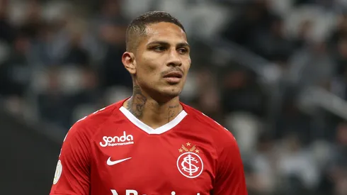 Paolo Guerrero em sua passagem pelo Internacional. Foto: Marcello Zambrana/AGIF