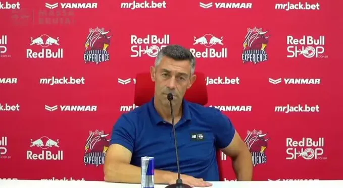 Pedro Caixinha, técnico do Bragantino – Foto: Massa Bruta TV