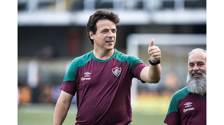 Fernando Diniz, técnico de Fluminense. Foto: Abner Dourado/AGIF