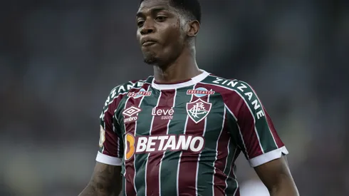 Yony Gonzalez jogador do Fluminense durante partida contra o Cruzeiro no estadio Maracana pelo campeonato Brasileiro A 2023. Foto: Jorge Rodrigues/AGIF
