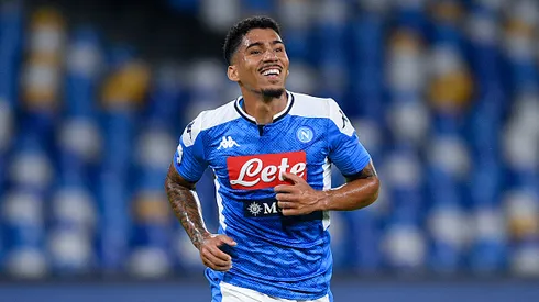 Allan atuando no Napoli em 2020 – (Photo by Giuseppe Maffia/NurPhoto via Getty Images)