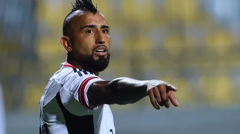 Arturo Vidal, volante do Colo-Colo. Foto: Marcelo Hernandez/Getty Images