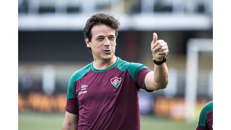 Fernando Diniz, técnico do Fluminense. Foto: Abner Dourado/AGIF