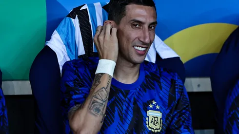 Di Maria jogador do Argentina em foto de arquivo de 21 de Novembro de 2023 antes da partida contra o Brasil no estadio Maracana pelo campeonato Eliminatorias Copa Do Mundo 2026. Gringo pode ser contratado. Foto: Fabio Giannelli/AGIF