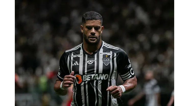 Hulk, atacante do Atlético, durante confronto contra a Tombense no Campeonato Mineiro de 2024.