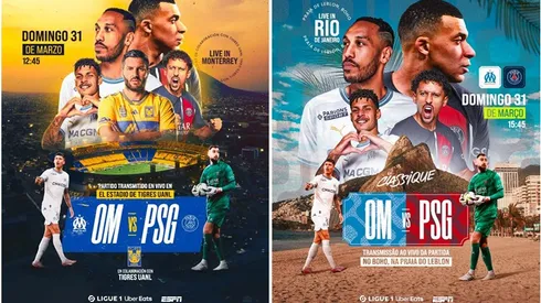 Foto: Divulgação / Ligue 1 – Arte do evento promovido pela Ligue 1 no Brasil e México.