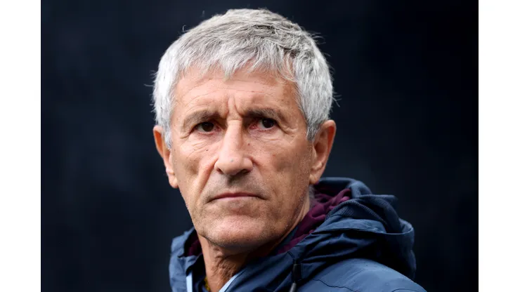 Quique Setién durante sua passagem pelo Villareal.