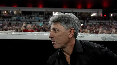 Renato Gaúcho técnico do Grêmio comemora retorno
