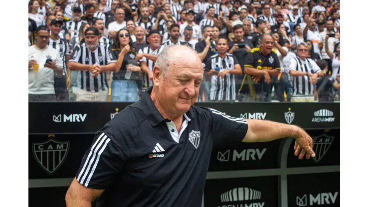 Desempenho do Galo com Felipão não vinha agradando a parte dos torcedores. Foto: Fernando Moreno/AGIF