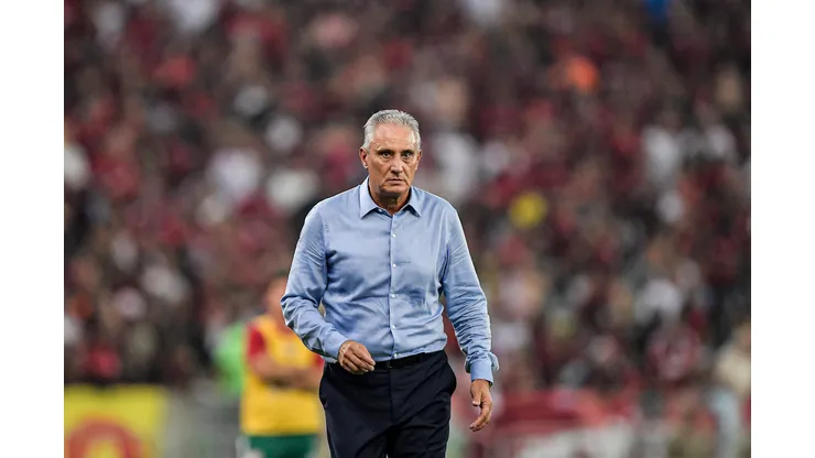 Tite no Fla-Flu pelo Campeonato Carioca. Treinador vem acumulando bons números no ano - Foto: Thiago Ribeiro/AGIF