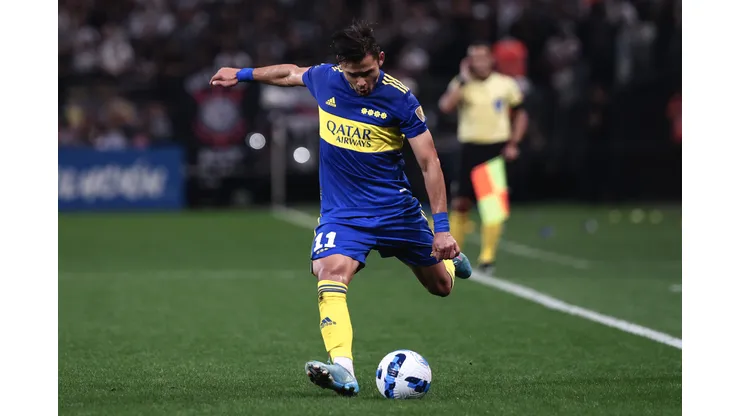 Óscar Romero, em sua passagem pelo Boca Juniors. Meia assinou com o Botafogo até o final de 2024 - Foto: Ettore Chiereguini/AGIF
