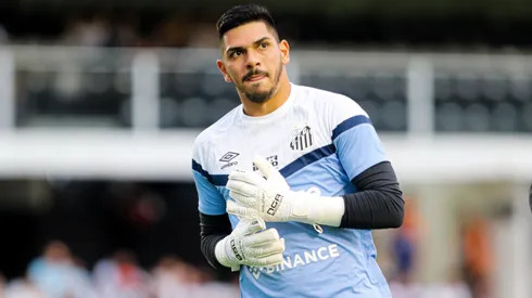 João Paulo, goleiro do Santos. Foto: Reinaldo Campos/AGIF