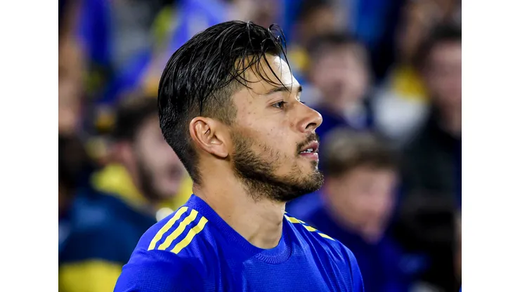 Óscar Romero durante partida pelo Boca Juniors na Copa Libertadores de 2022. (Photo by Marcelo Endelli/Getty Images)