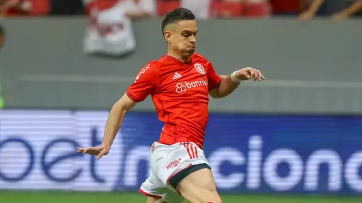 Borré, atacante do Internacional em estreia pela Copa do Brasil. Ricardo Duarte/Inter
