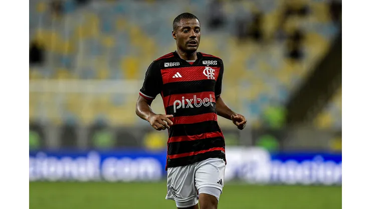 De La Cruz jogador do Flamengo pelo campeonato Carioca 2024. Thiago Ribeiro/AGIF