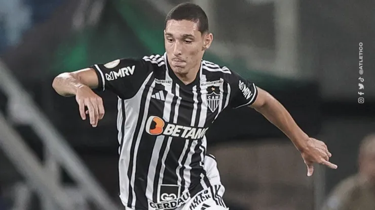 Paulo Vitor, meio-campista do Atlético-MG tem lesão confirmada. Pedro Souza / Atlético