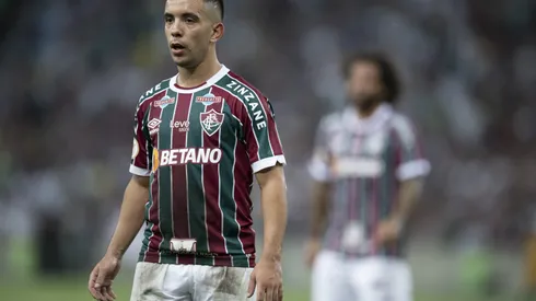 Foto: Jorge Rodrigues/AGIF - Leo Fernandez durante a partida contra o Cruzeiro no dia 20/09/23.