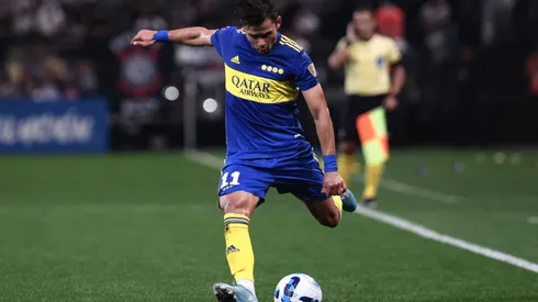Óscar Romero, quando defendia as cores do Boca Juniors. Ele vai assinar com o Botafogo por uma temporada – Foto: Ettore Chiereguini/AGIF