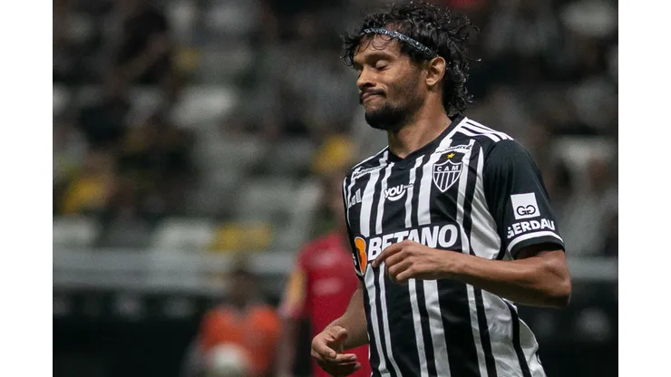 Gustavo Scarpa jogador do Atletico durante partida contra o Tombense no estadio Arena MRV pelo campeonato Mineiro 2024. Fernando Moreno/AGIF