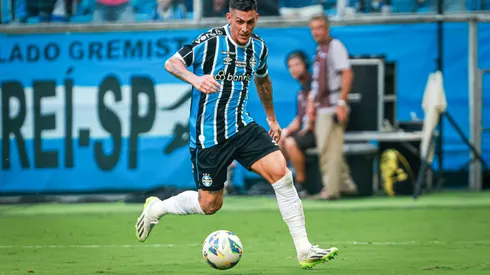 Pavón, titular pela primeira vez contra o Guarany. O atacante ajudou com dois gols – Foto: Maxi Franzoi/AGIF